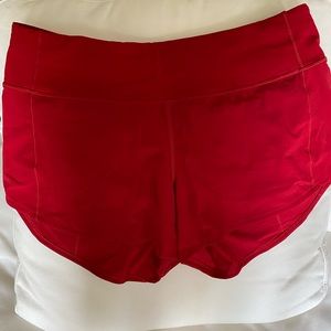 Lululemon Speed Up Mid Rise Shorts